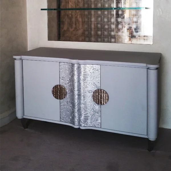 Commode Contemporaine gainée cuir